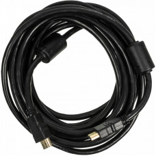 Кабель Ningbo  соединительный аудио видео HDMI 5M MG HDMI  m /HDMI  m  5м. феррит.кольца Позолоченные контакты черный  HDMI 5M MG VER1.4 BL
