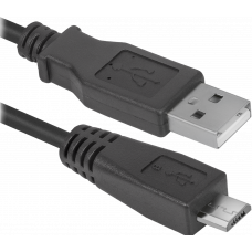 Defender USB кабель USB08-06 USB2.0 AM-MicroBM, 1.8м Defender USB 2.0 Type-AM - microUSB 2.0 (m) 1.8м