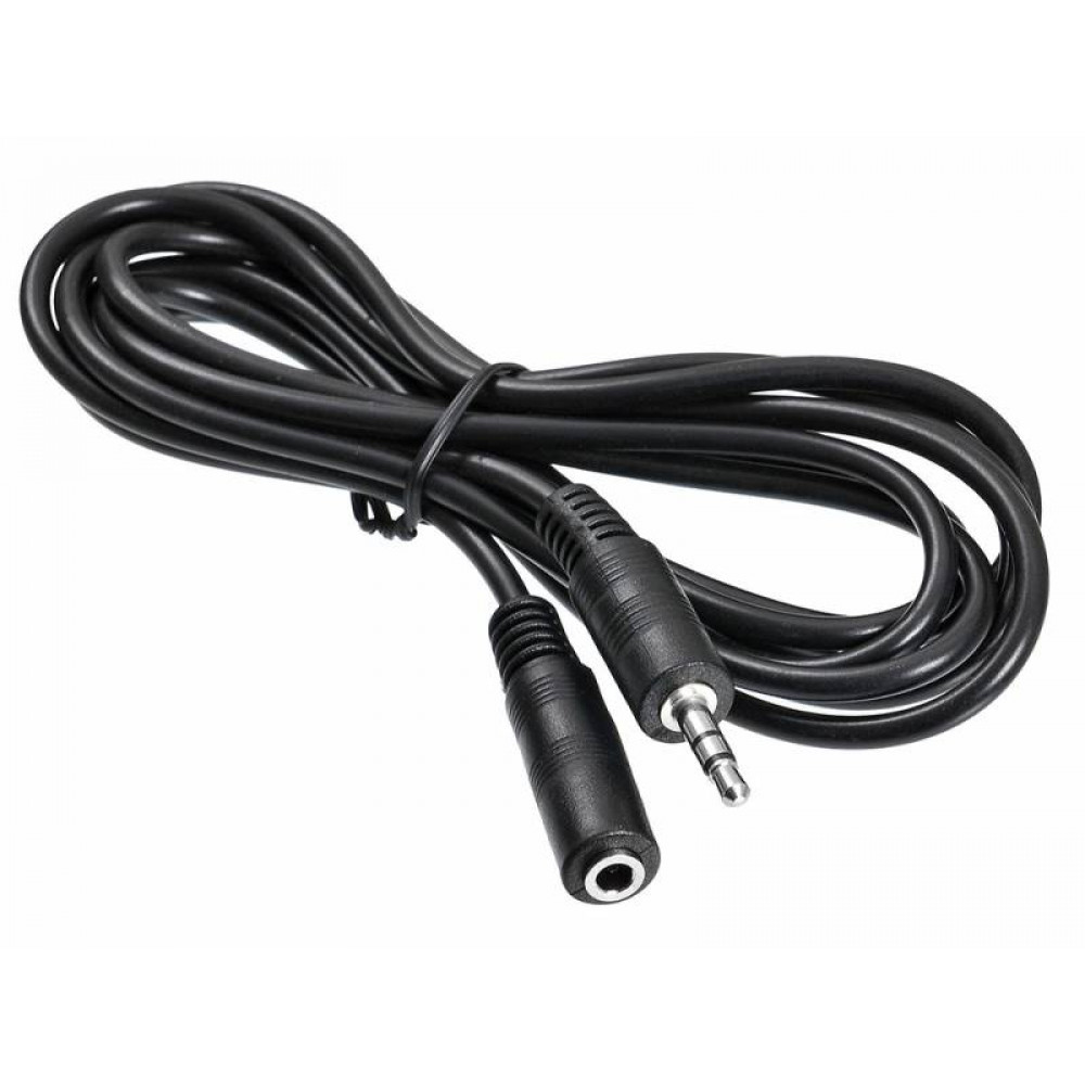 Кабель Buro  удлинитель аудио Jack 3.5  m /Jack 3.5  f  2м. черный  BAAC003 2
