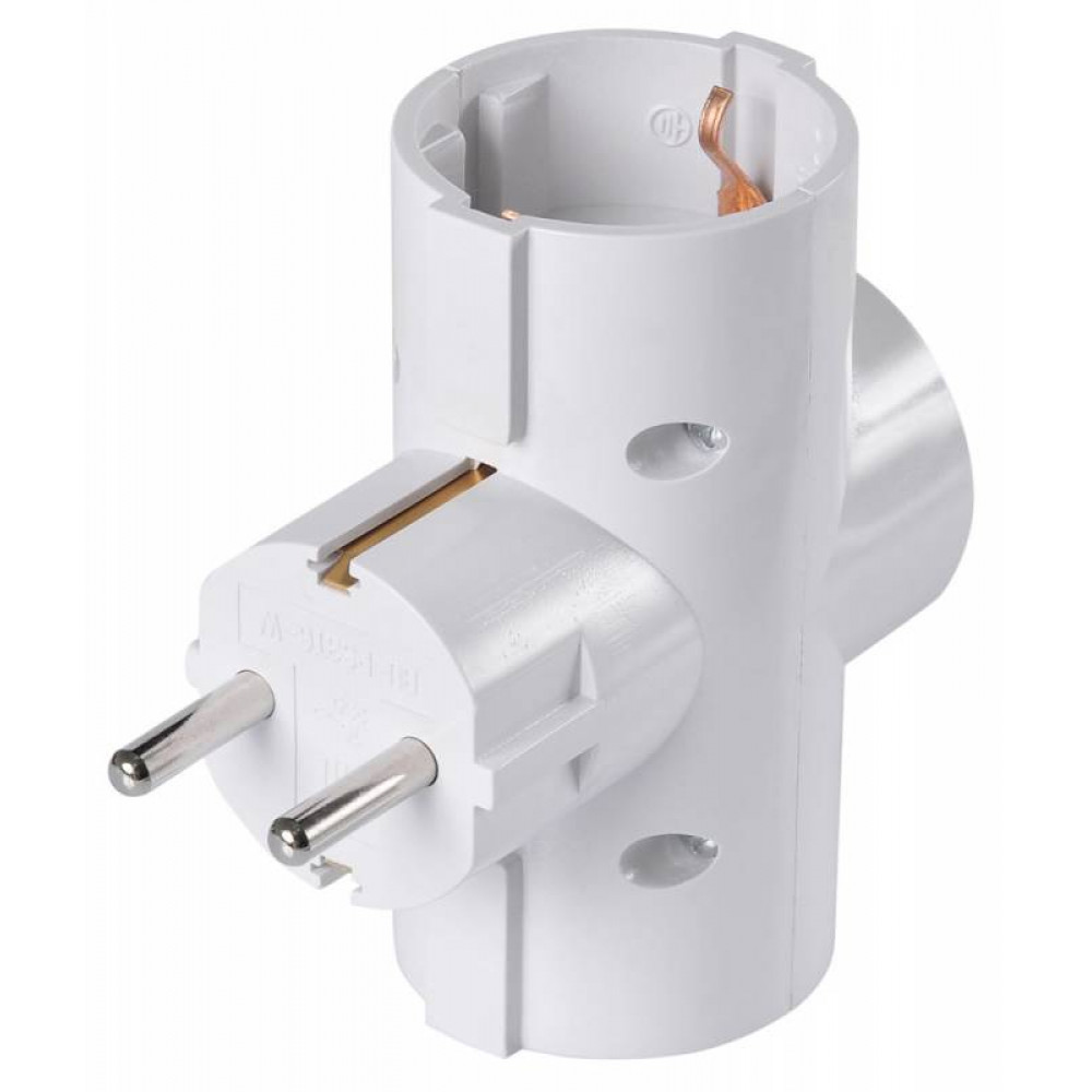 Сетевой фильтр Buro Сетевой разветвитель BU PS3TG W 3 розетки белый пакет ПЭ