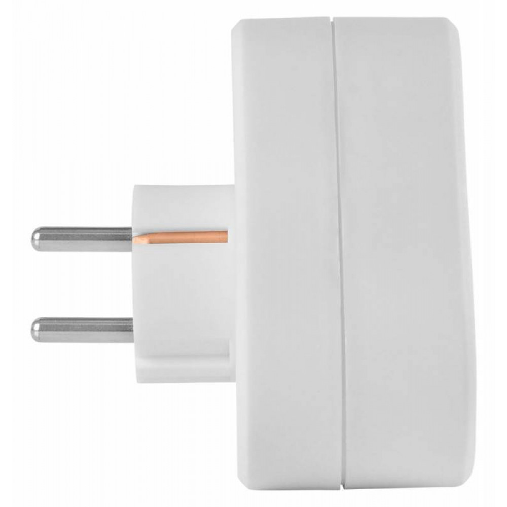 Сетевой фильтр Buro Сетевой разветвитель BU PS3VG W  3 розетки  белый  пакет ПЭ
