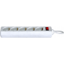 Сетевой фильтр Defender ES 5 5 м, белый, 5 розеток Defender ES 5 White (5 м, 5 розеток)