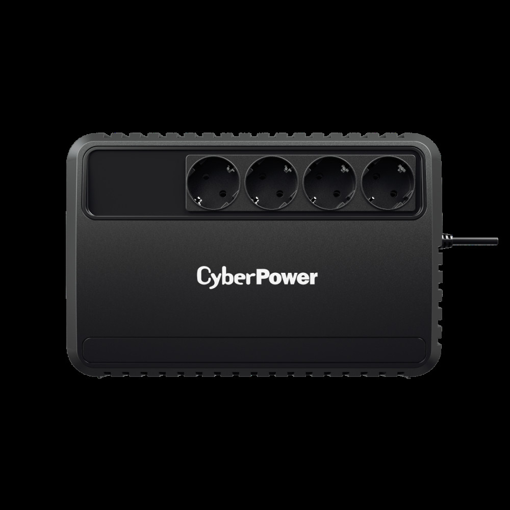 ИБП CyberPower BU850E, Line-Interactive, 850VA425W, 4 Schuko розетки, Black, 0.2х0.15х0.2м., 5кг. Cyberpower CyberPower BU850E