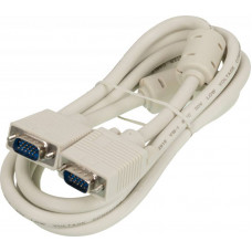 Кабель Ningbo  SVGA CAB016S 06F BR VGA HD15  m /VGA HD15  m  1.8м феррит.кольца
