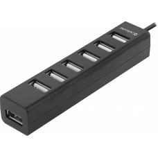 Сетевой фильтр Defender Универсальный USB разветвитель Quadro Swift USB2.0, 7 портов DEFENDER
