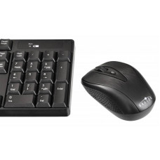 Клавиатура Oklick Клавиатура   мышь 210M клав:черный мышь:черный USB беспроводная
