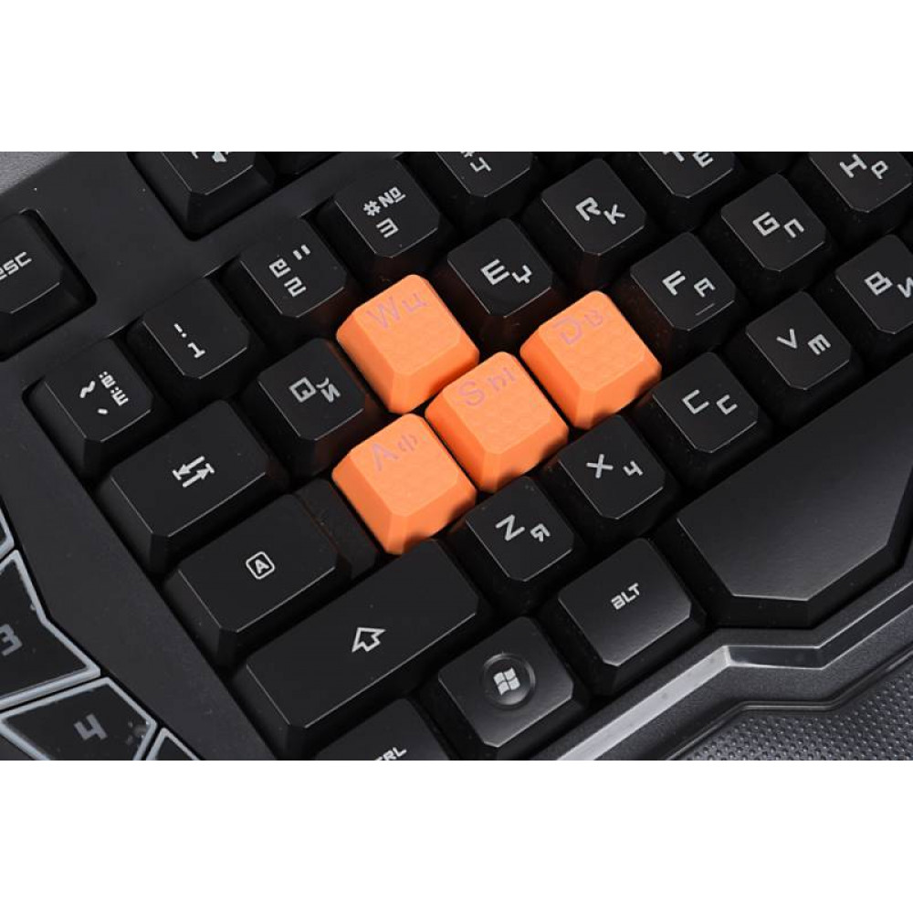 Клавиатура A4Tech Клавиатура A4 Bloody B314 черный USB Multimedia Gamer LED подставка для запястий