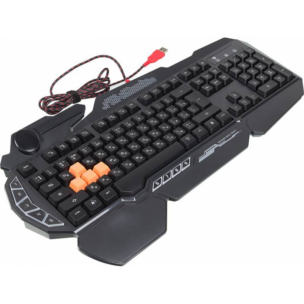 Клавиатура A4Tech Клавиатура A4 Bloody B314 черный USB Multimedia Gamer LED подставка для запястий