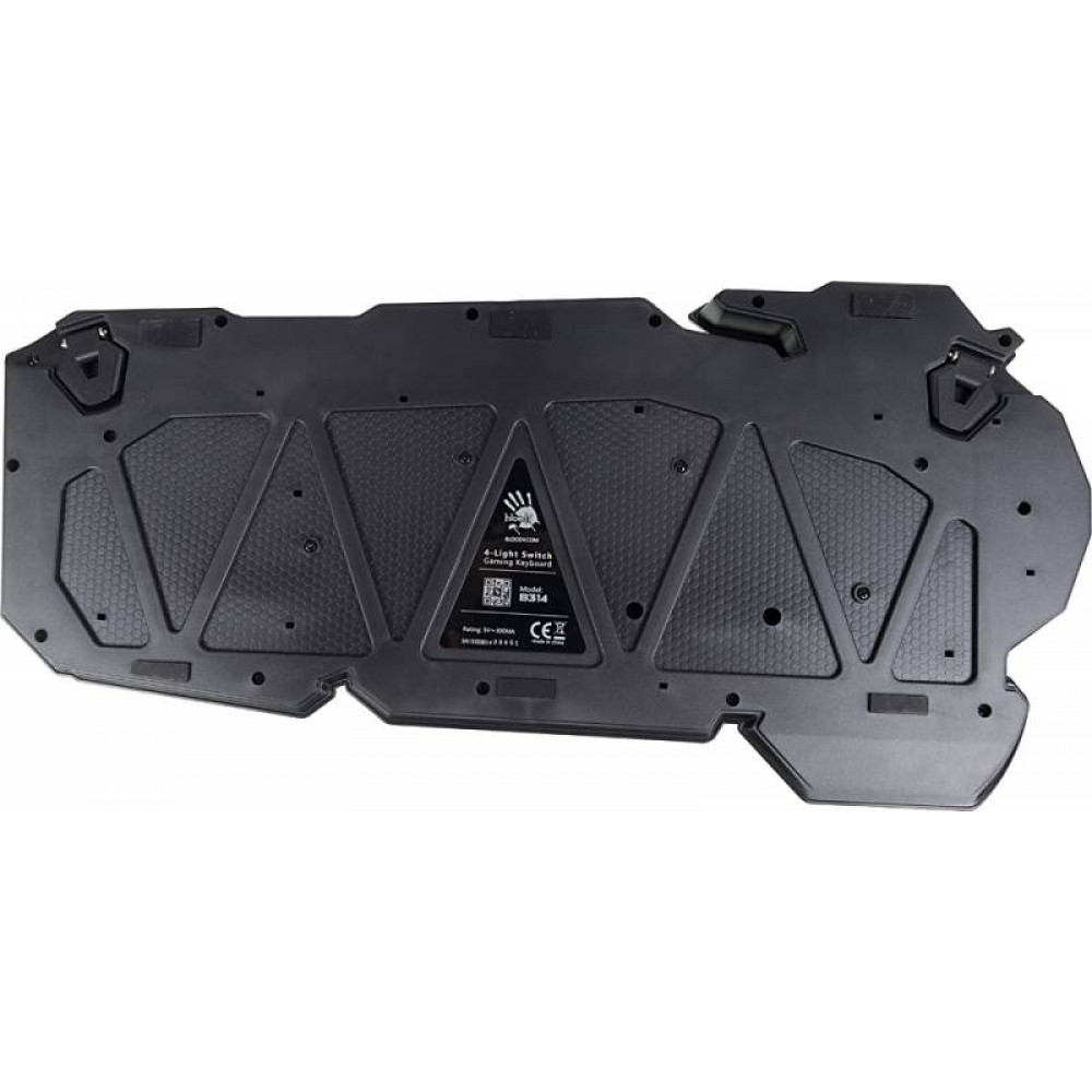 Клавиатура A4Tech Клавиатура A4 Bloody B314 черный USB Multimedia Gamer LED подставка для запястий