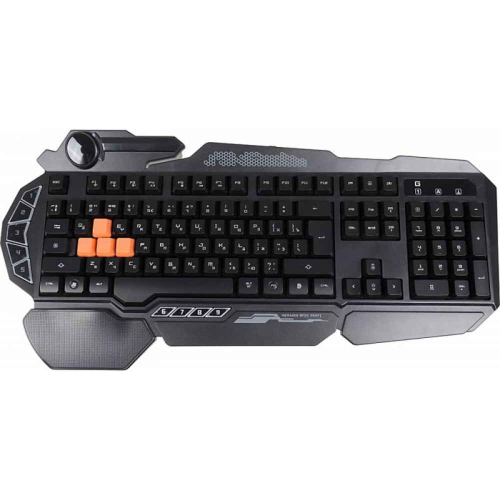 Клавиатура A4Tech Клавиатура A4 Bloody B314 черный USB Multimedia Gamer LED подставка для запястий