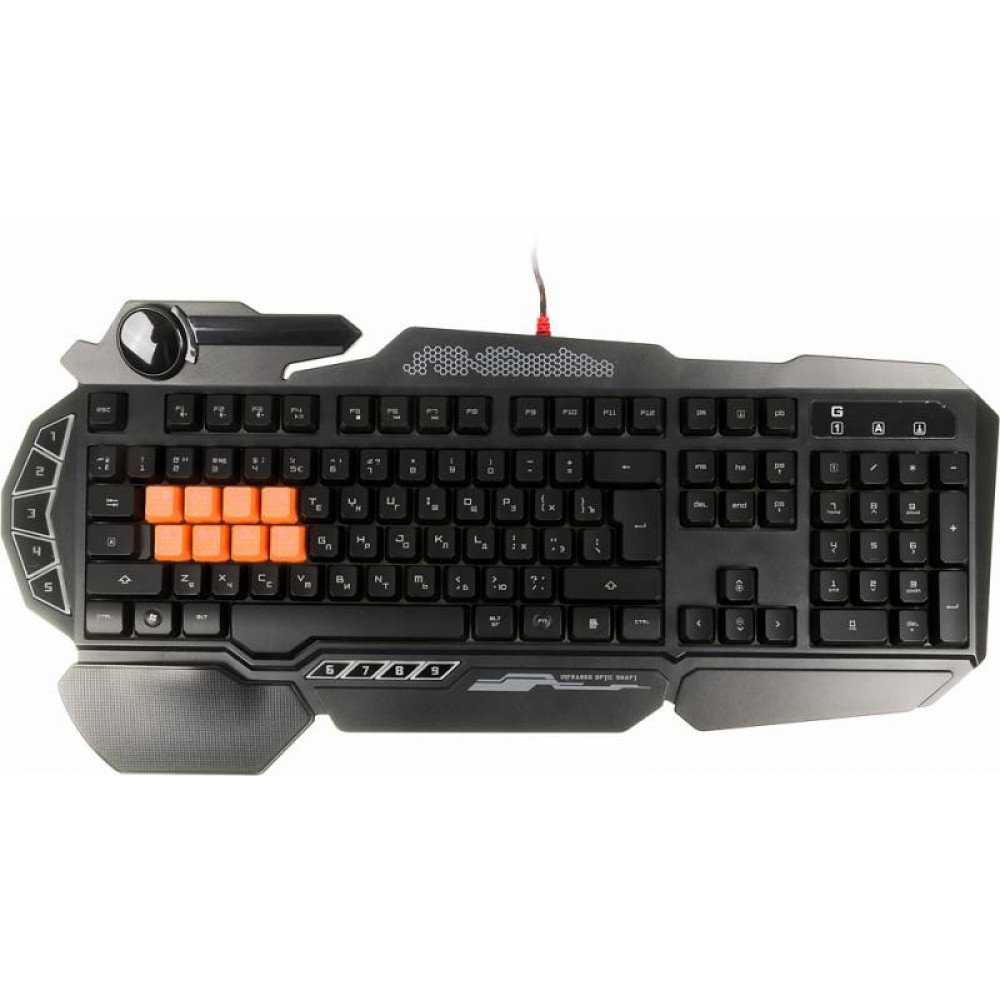Клавиатура A4Tech Клавиатура A4 Bloody B318 черный USB Multimedia Gamer LED подставка для запястий