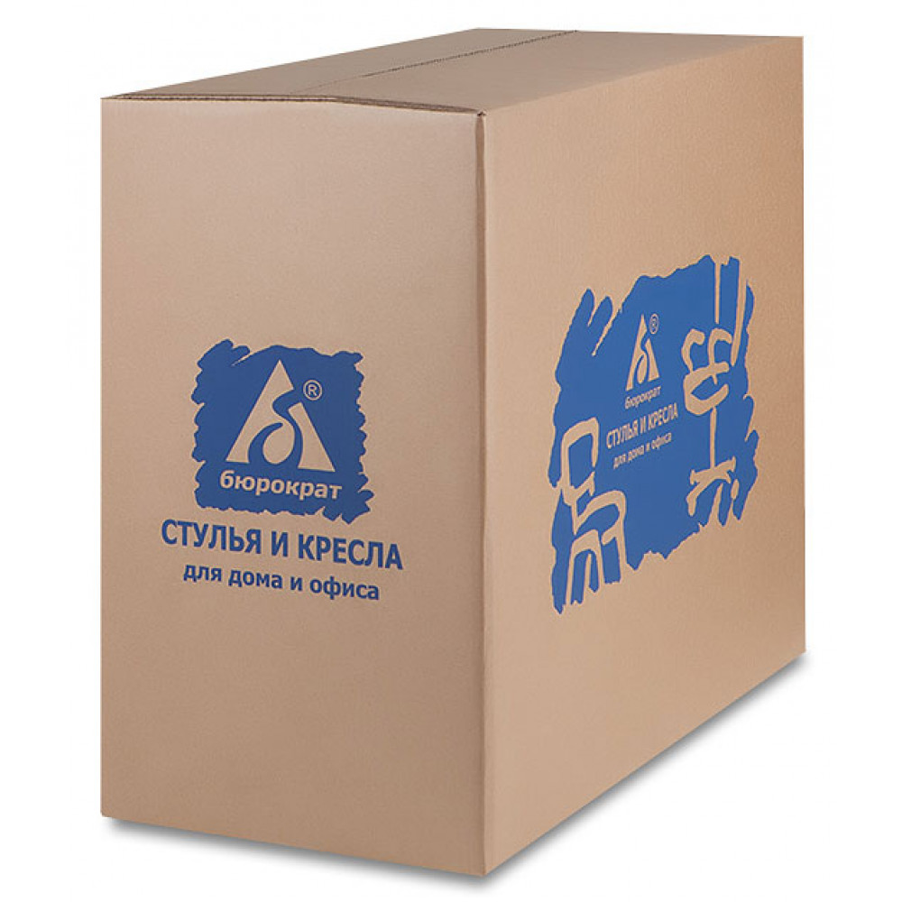 Кресло руководителя Бюрократ DAO/BROWN кожа крестовина алюминий коричневое
