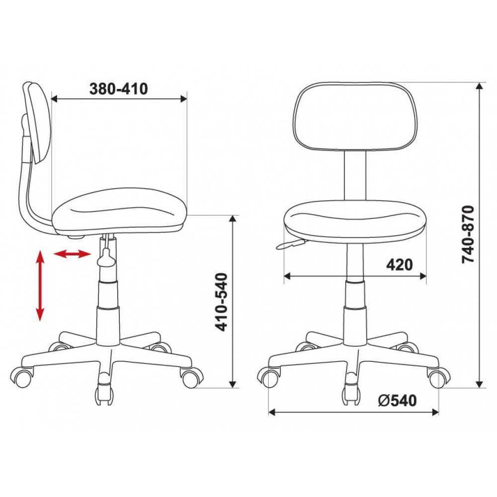 Компьютерное кресло Бюрократ Кресло детское CH W201NX/15 175 бирюзовый 15 175
