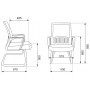 Компьютерное кресло Бюрократ Кресло MC 209/B/TW 11 спинка сетка черный TW 01 TW 11
