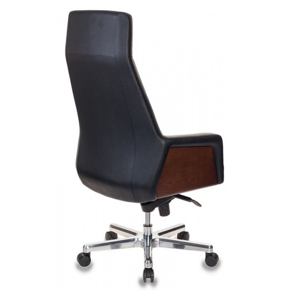 Компьютерное кресло Бюрократ Кресло руководителя  ANTONIO/BLACK черный кожа крестовина алюминий
