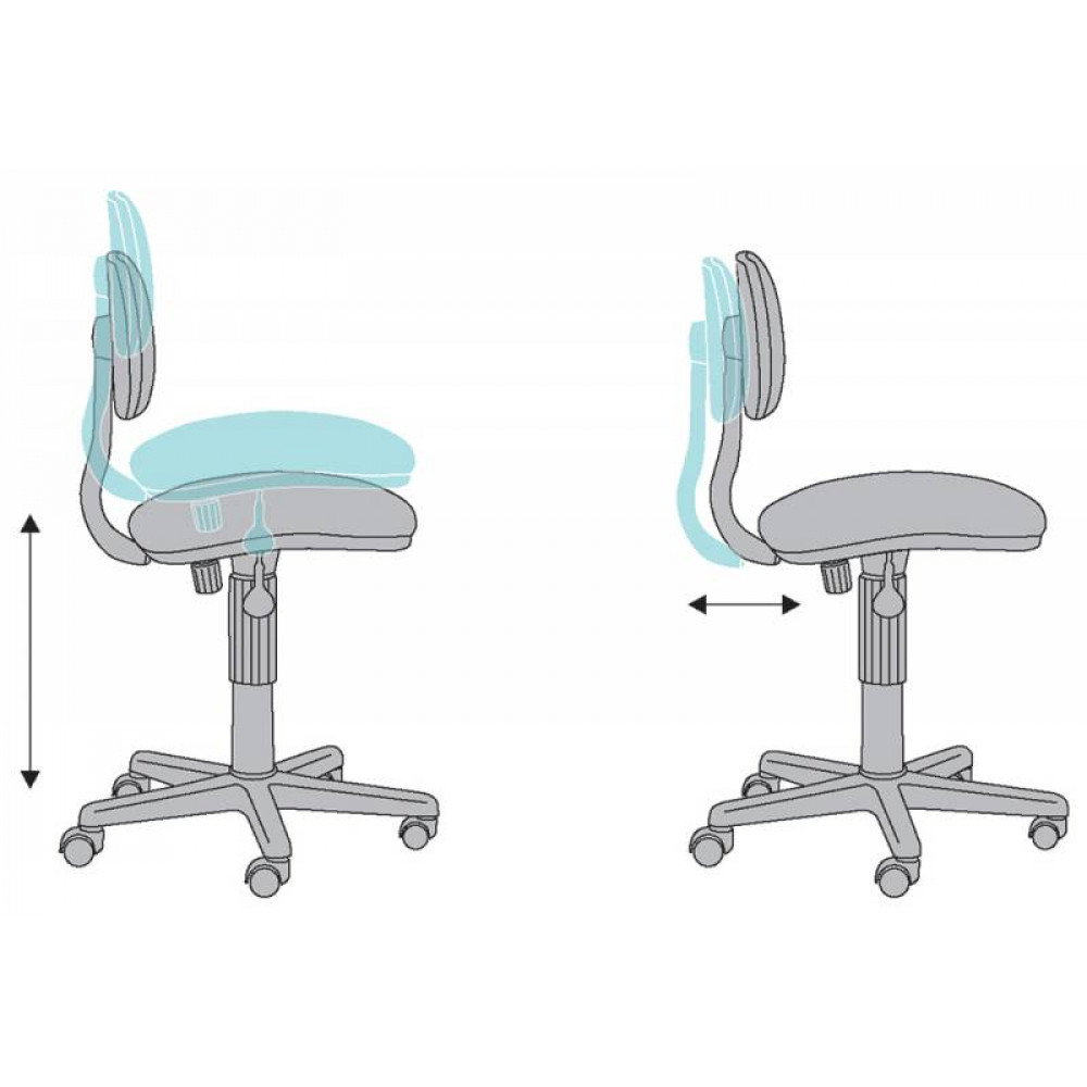 Компьютерное кресло Бюрократ Кресло детское CH-201NX/HEARTS-PK розовый сердца Hearts-Pk
