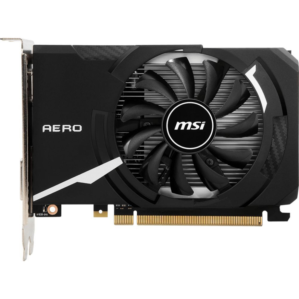 Видеокарта MSI Видеокарта PCI-E GT 1030 AERO ITX 2GD4 OC nVidia GeForce GT 1030 2048Mb 64bit DDR4 1189/2100 DVIx1/HDMIx1/HDCP Ret