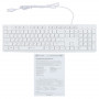 Клавиатура Oklick Клавиатура 500M черный USB slim Multimedia