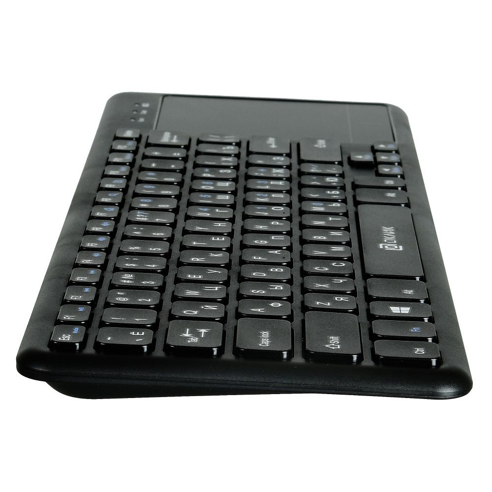 Клавиатура Oklick Клавиатура 830ST черный USB беспроводная slim Multimedia Touch