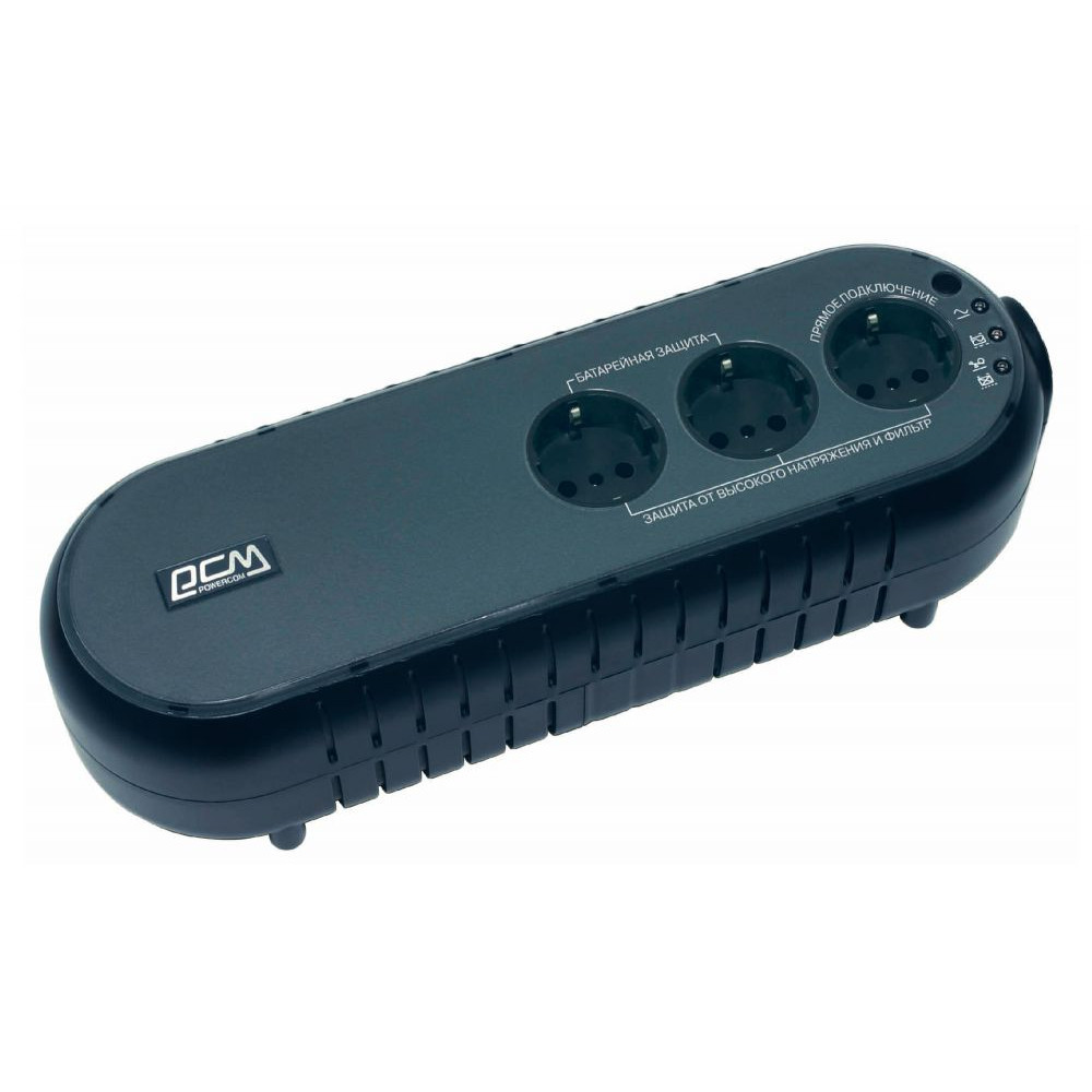 ИБП Powercom Источник бесперебойного питания WOW 500U 250Вт 500ВА черный
