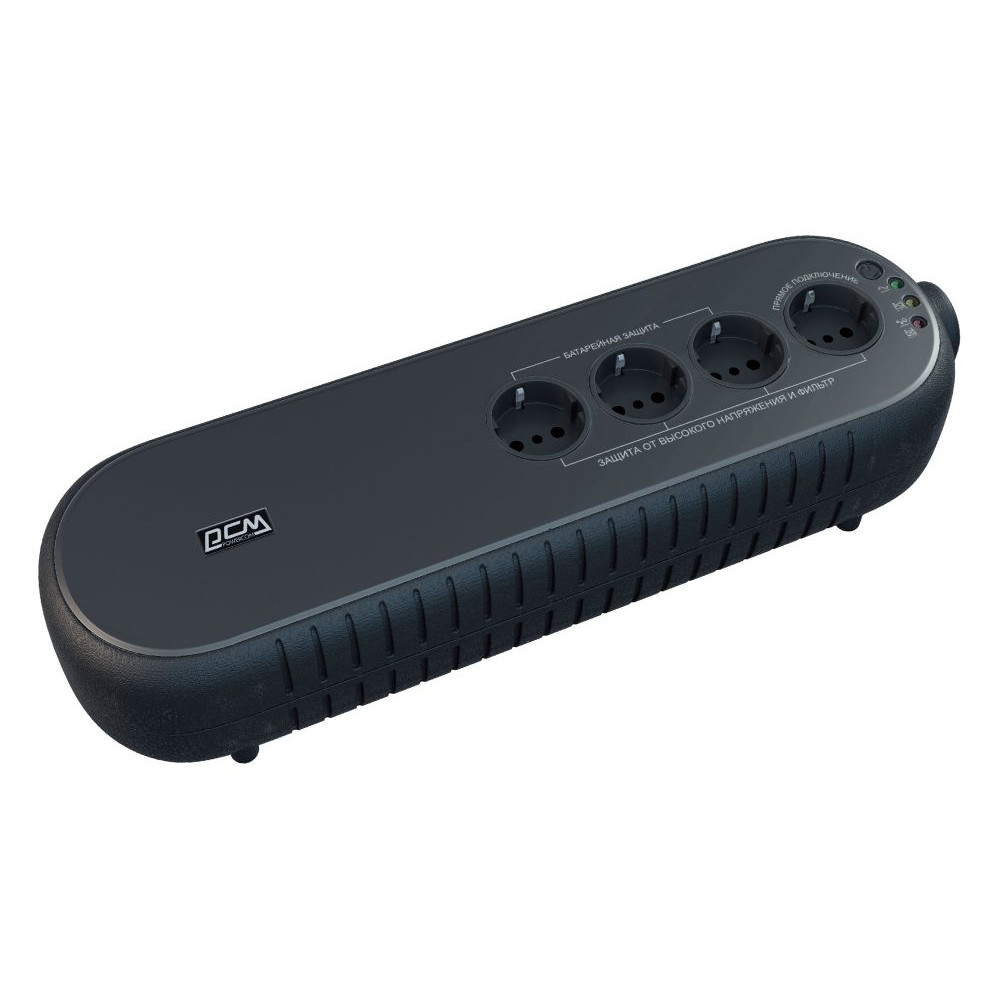 ИБП Powercom Источник бесперебойного питания WOW 500U 250Вт 500ВА черный
