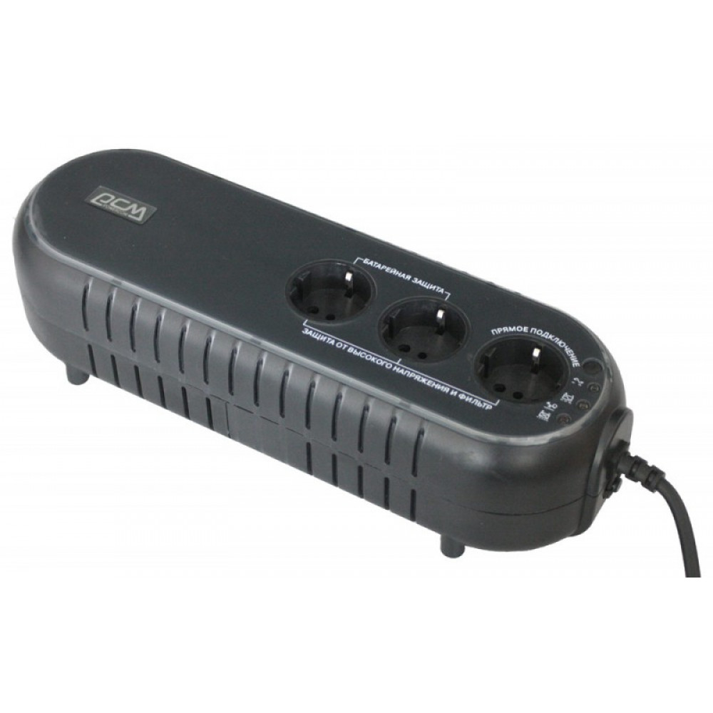 ИБП Powercom Источник бесперебойного питания WOW 500U 250Вт 500ВА черный
