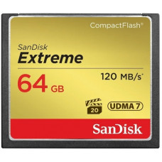 Карта памяти SanDisk Extreme CompactFlash 120MB/s 64 Гб
